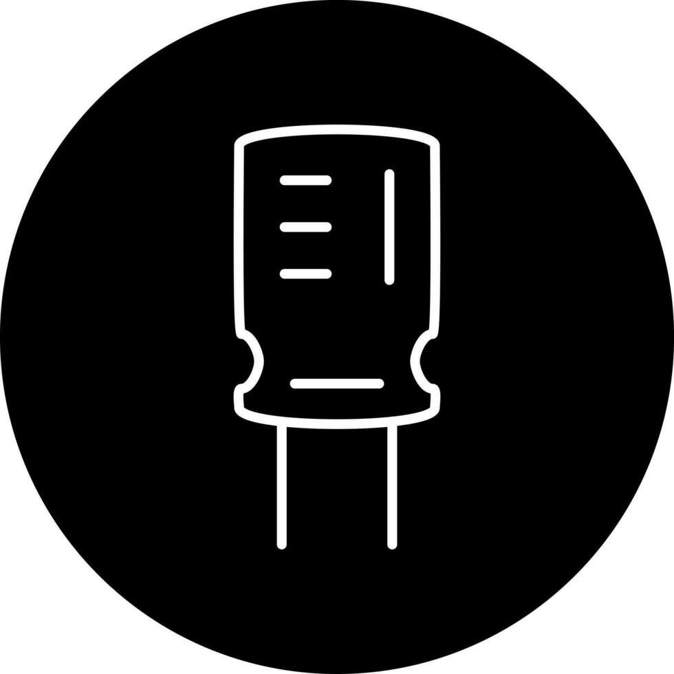 Capacitor Vector Icon Style