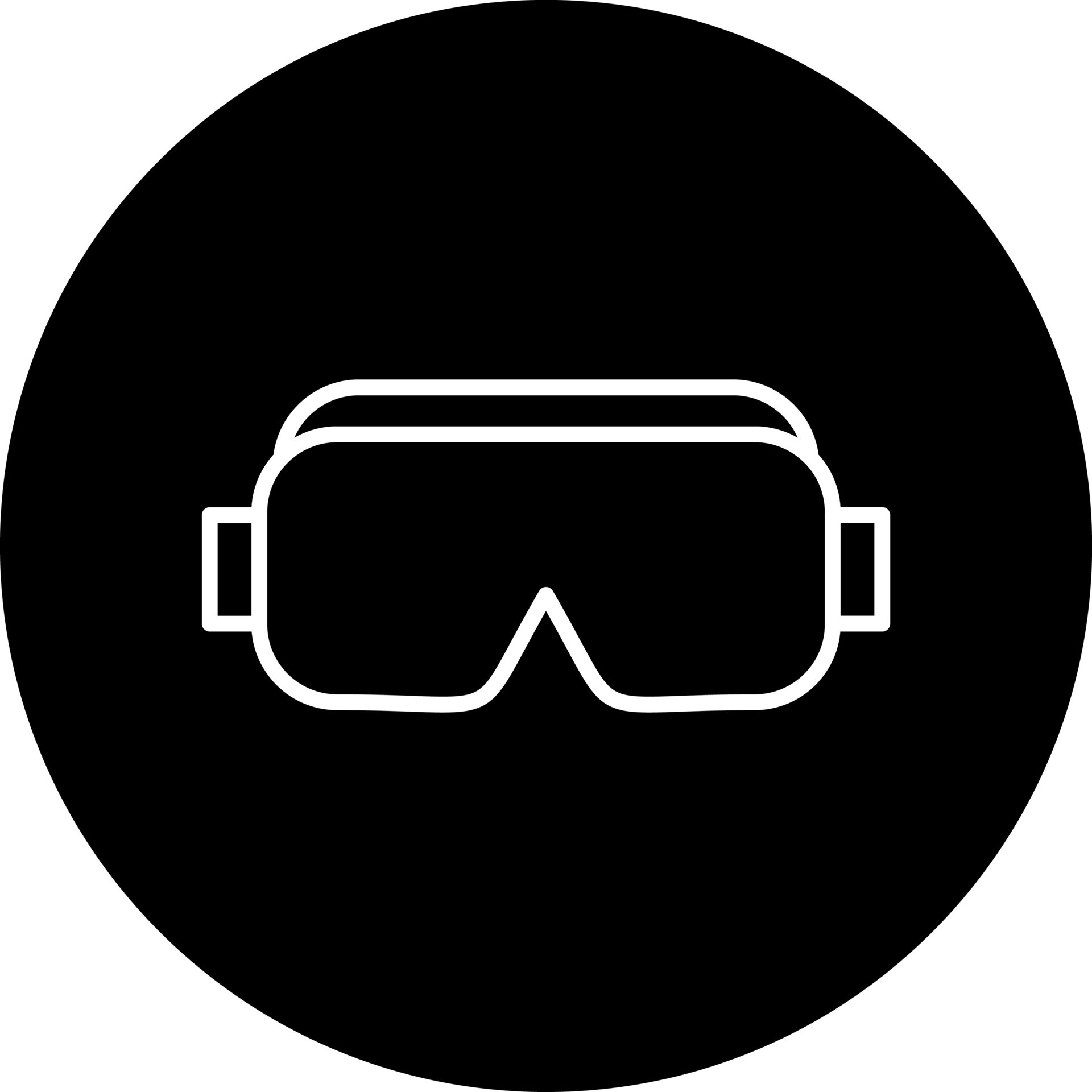 Safety Glasses Vector Icon Style 22542839 Vector Art at Vecteezy