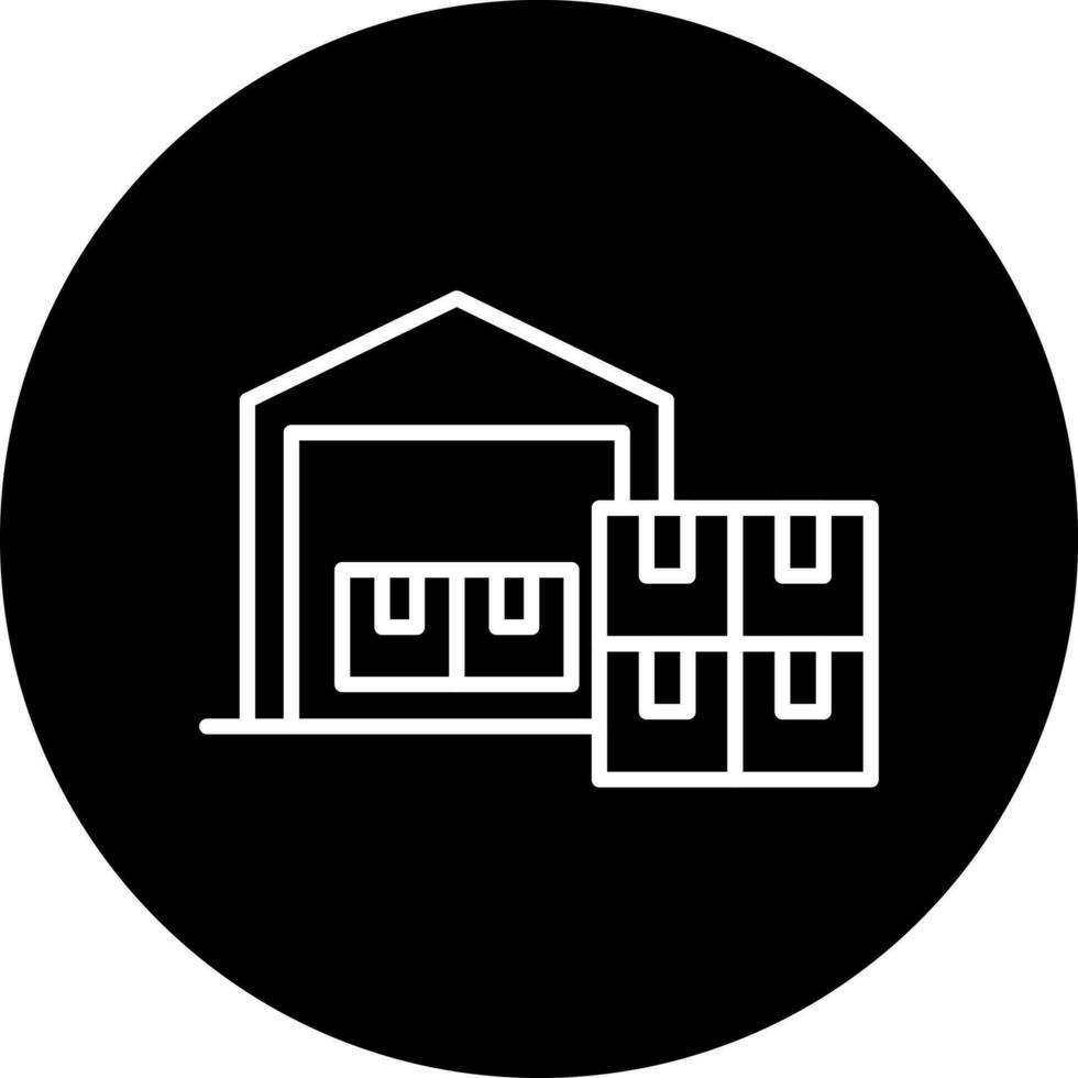 Warehouse Vector Icon Style