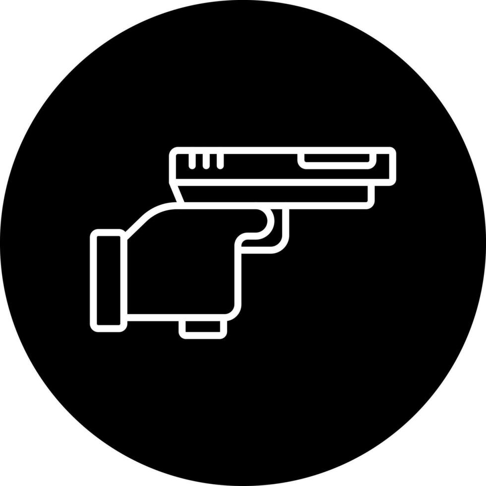 Police Shooting Vector Icon Style