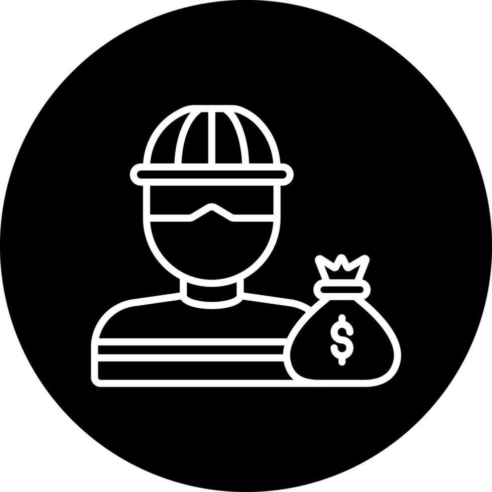 Robber Vector Icon Style