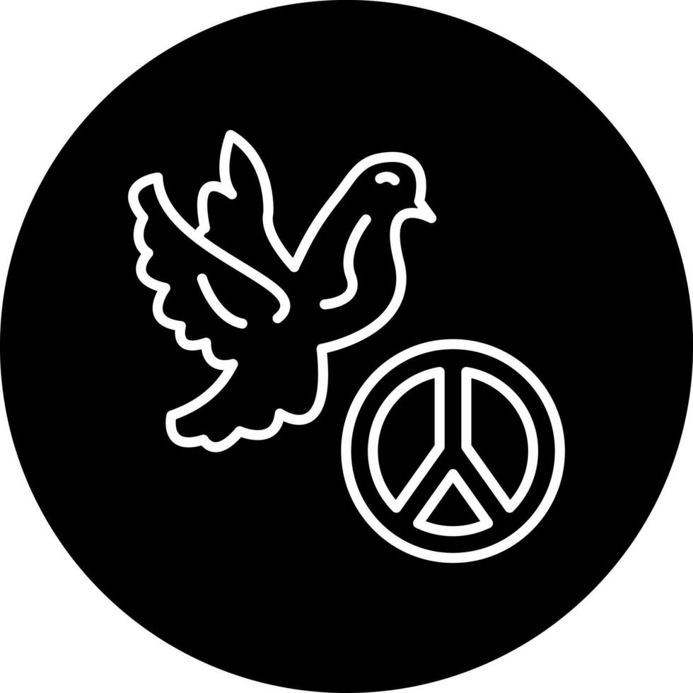 pacifismo vector icono estilo