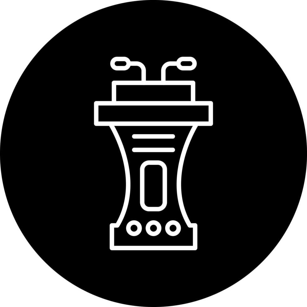 Lectern Vector Icon Style