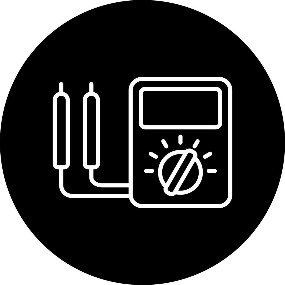 Ammeter Vector Icon Style