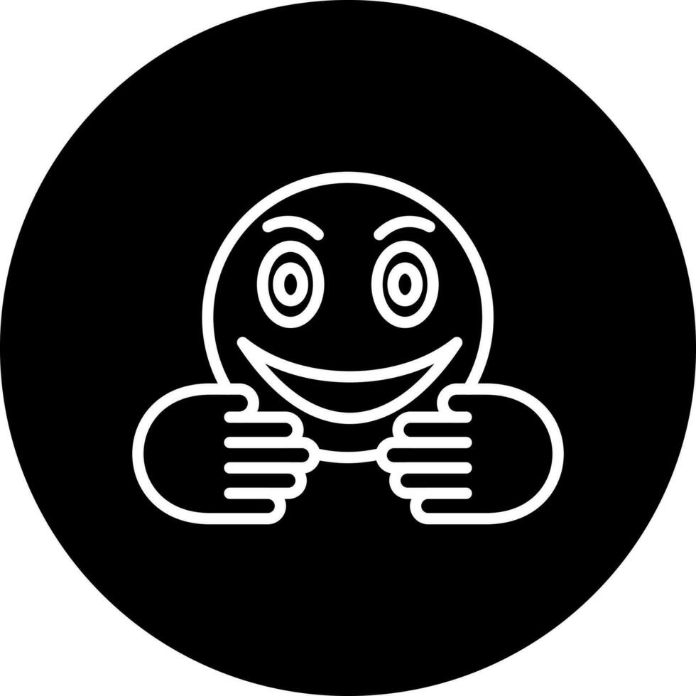 Hug Vector Icon Style