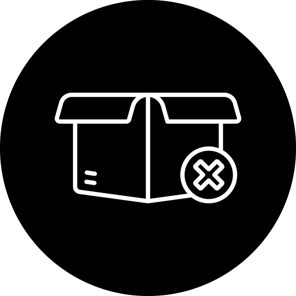 Failed Delivery Vector Icon Style