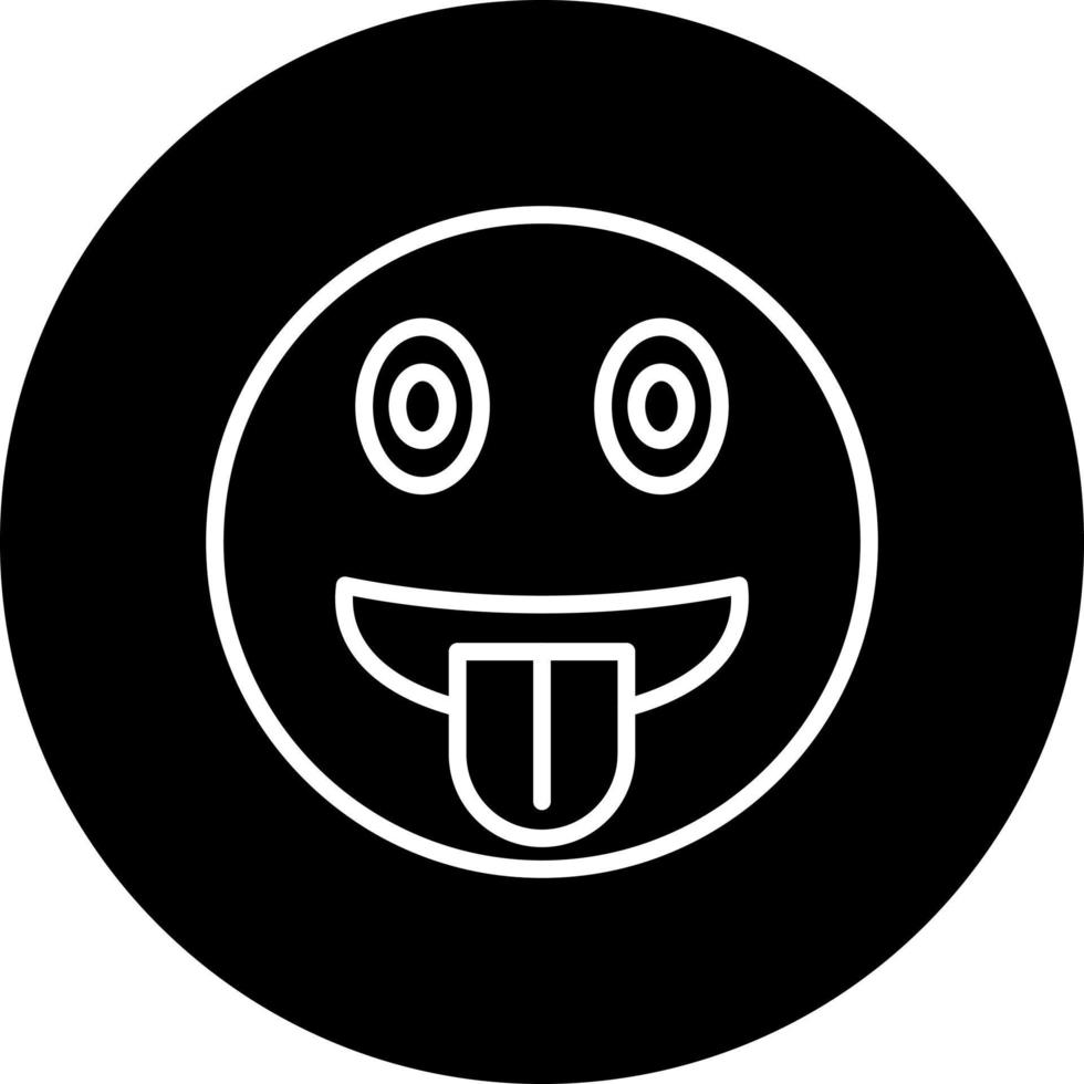 Tongue Out Vector Icon Style