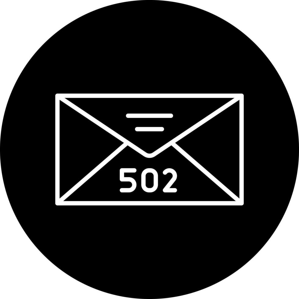 Postal Code Vector Icon Style