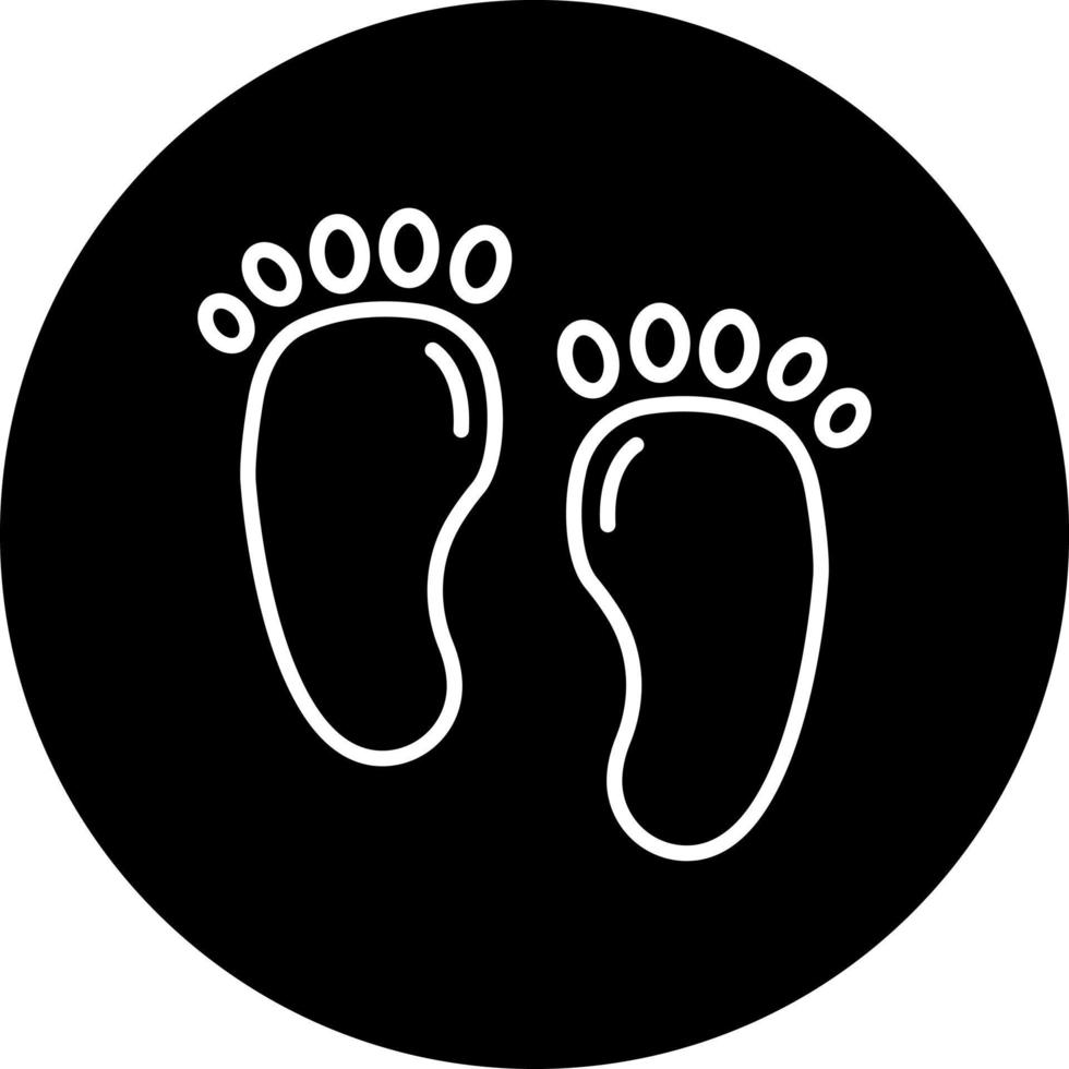 Footsteps Vector Icon Style