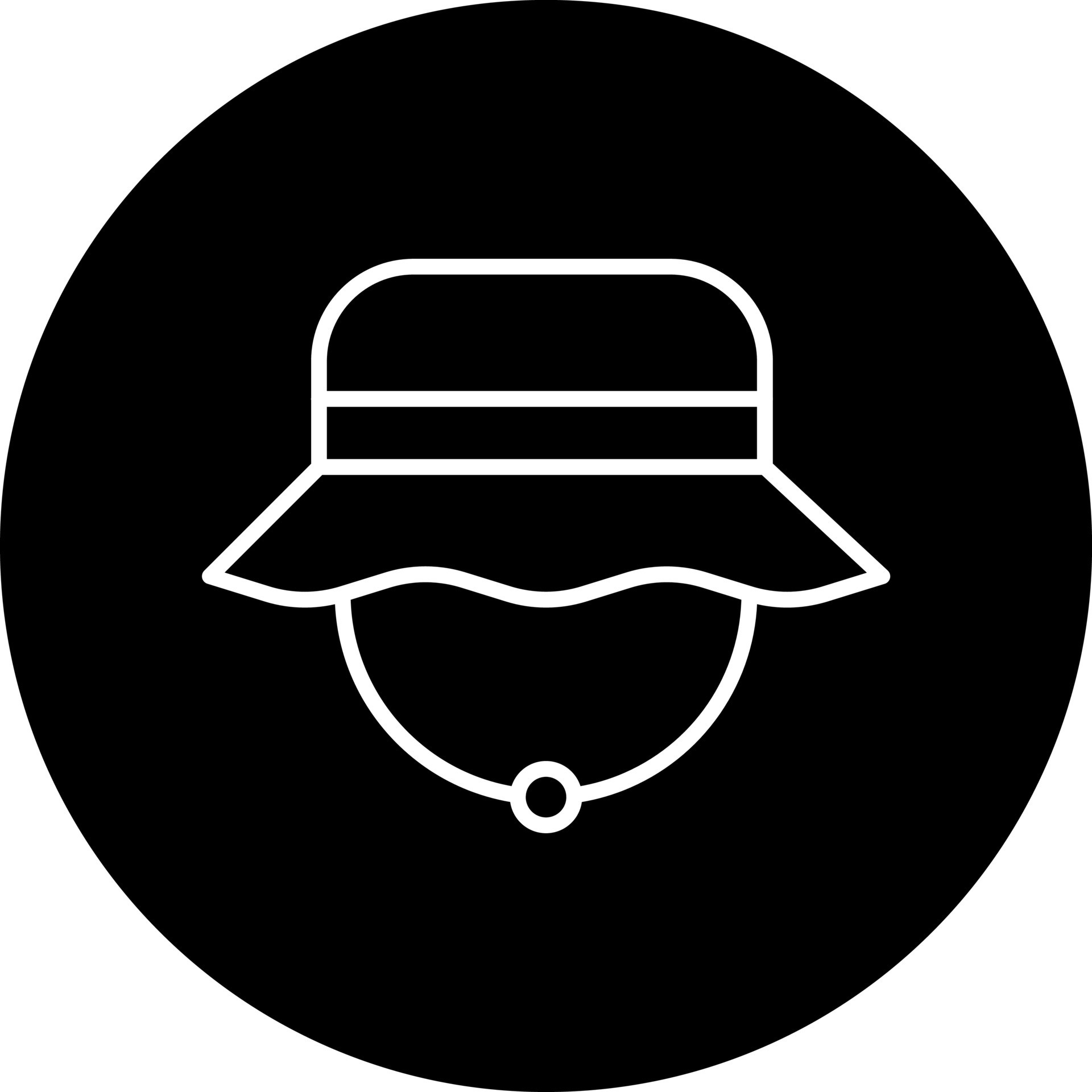 Fishing Hat Vector Icon Style 22543192 Vector Art at Vecteezy