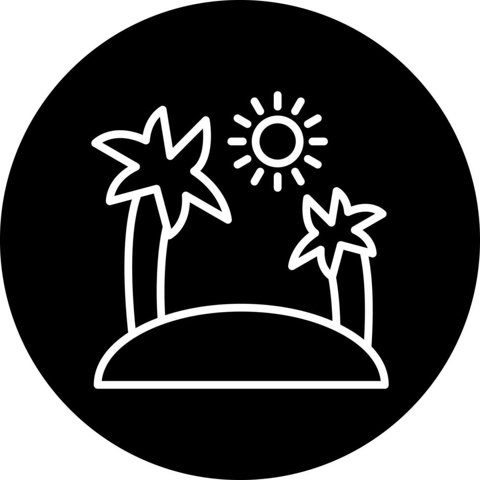 Island Vector Icon Style