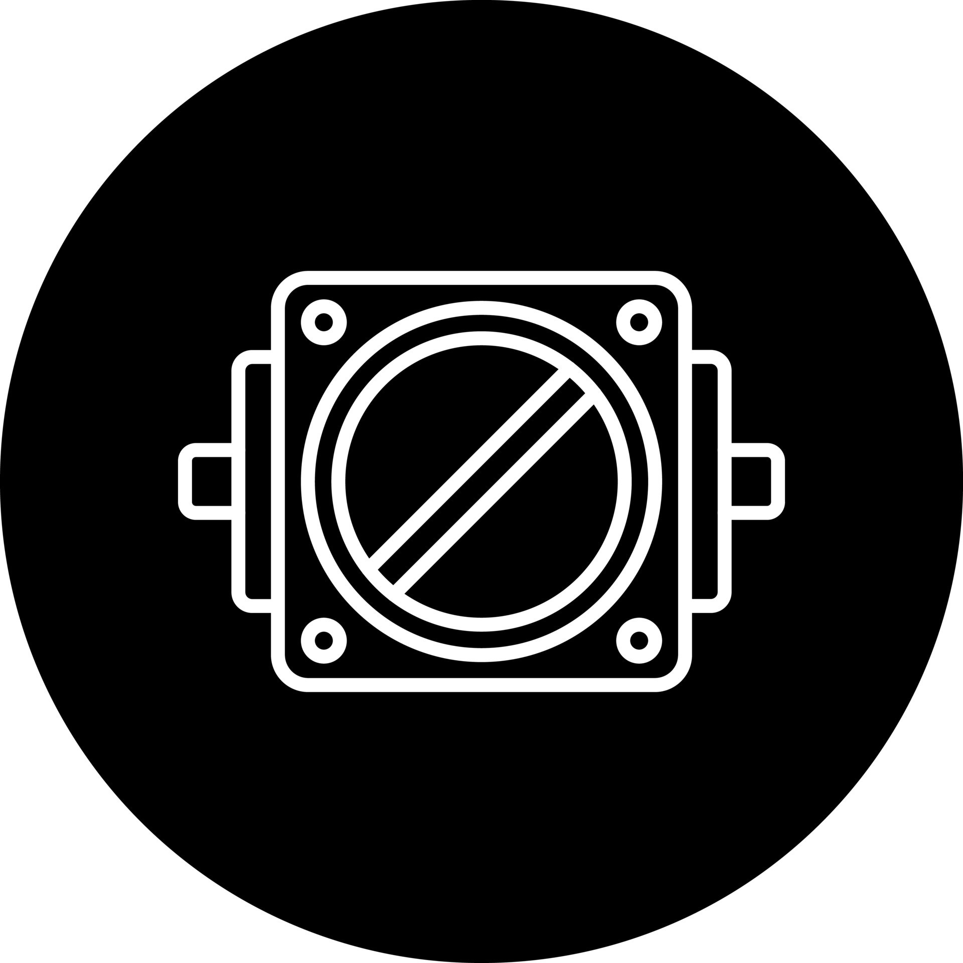 Throttle Plate Vector Icon Style 22543293 Vector Art at Vecteezy