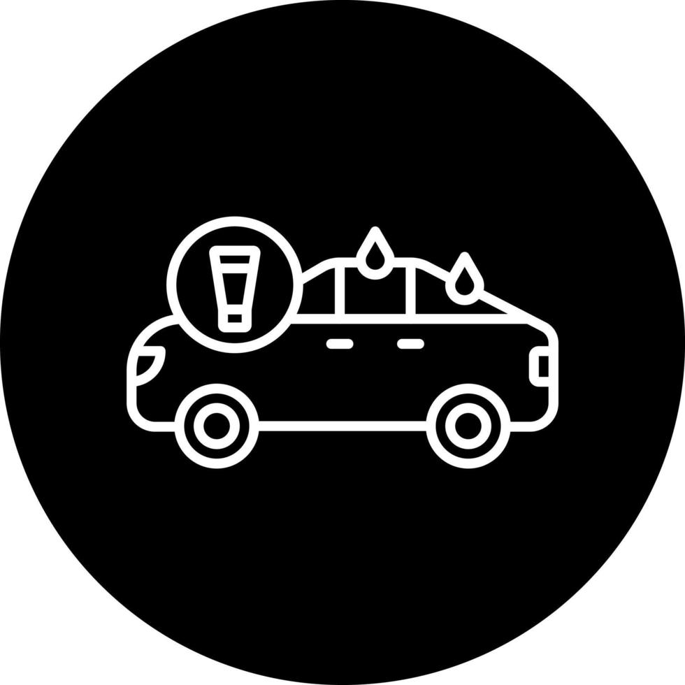 Car Waxing Vector Icon Style