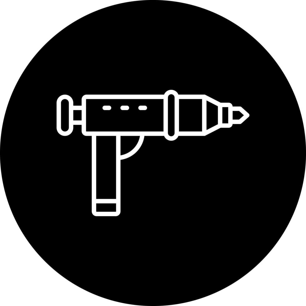 Foam Gun Vector Icon Style