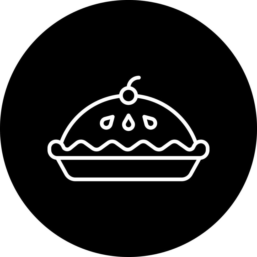 Apple Pie Vector Icon Style