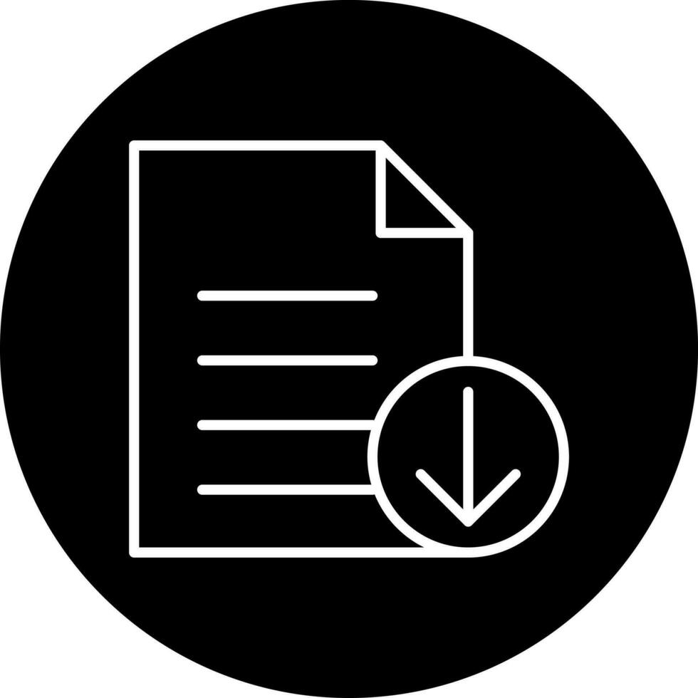 Download File Vector Icon Style