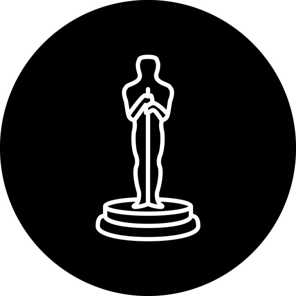 Oscar Award Vector Icon Style