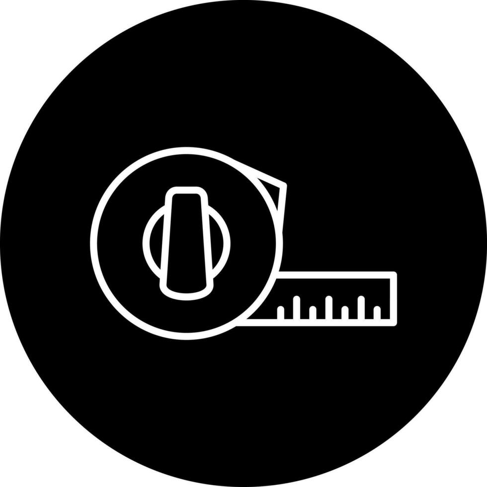 Tape Measure Vector Icon Style