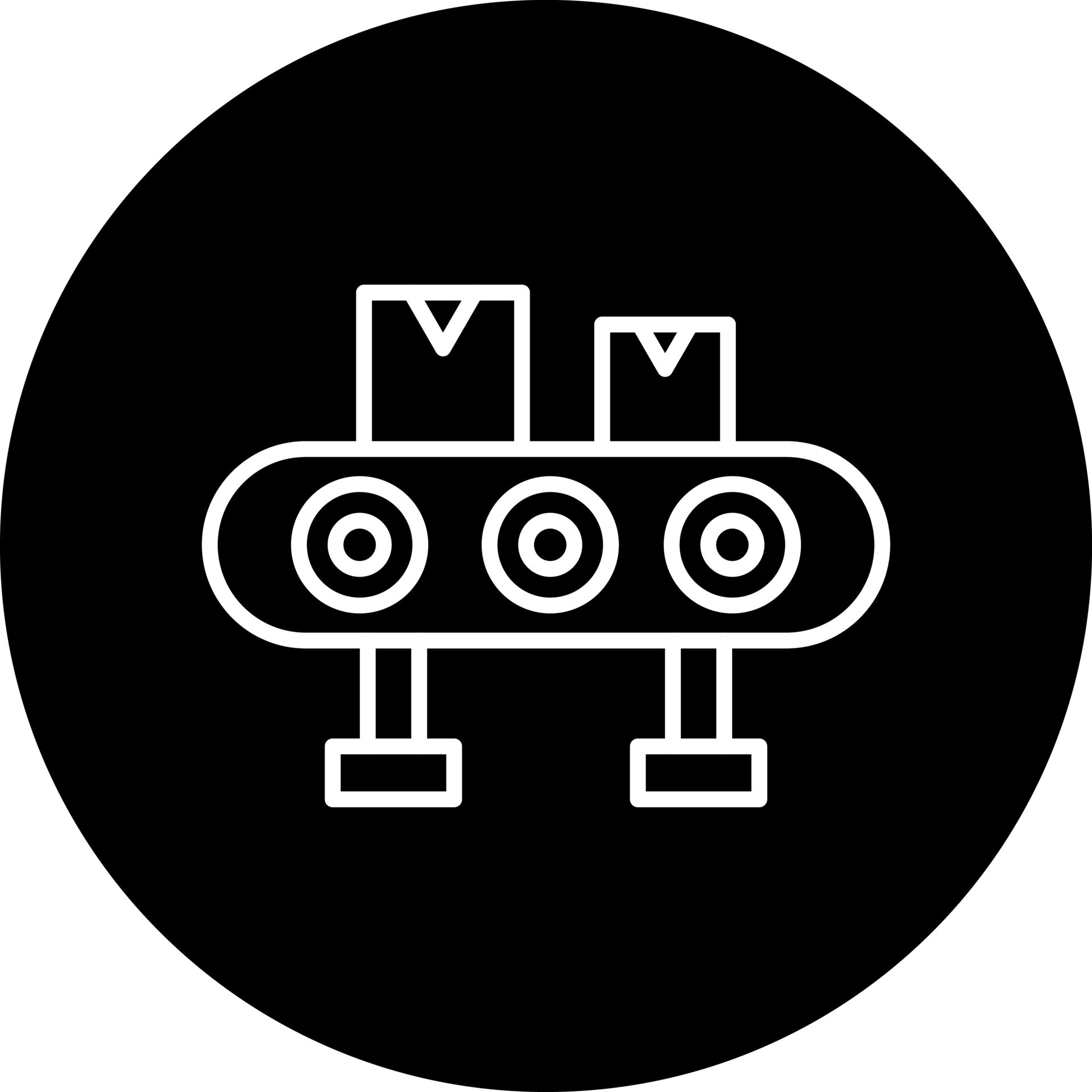 Conveyor Belt Vector Icon Style 22543780 Vector Art at Vecteezy