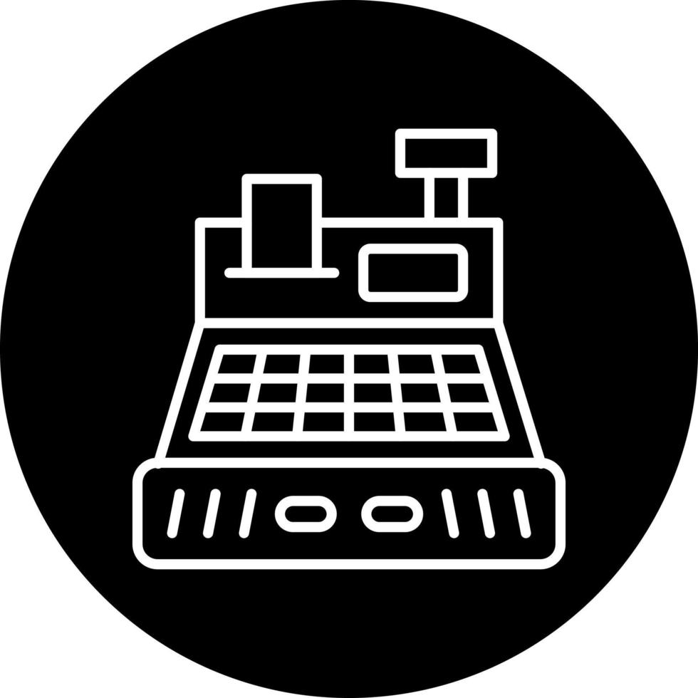 Cash Register Vector Icon Style