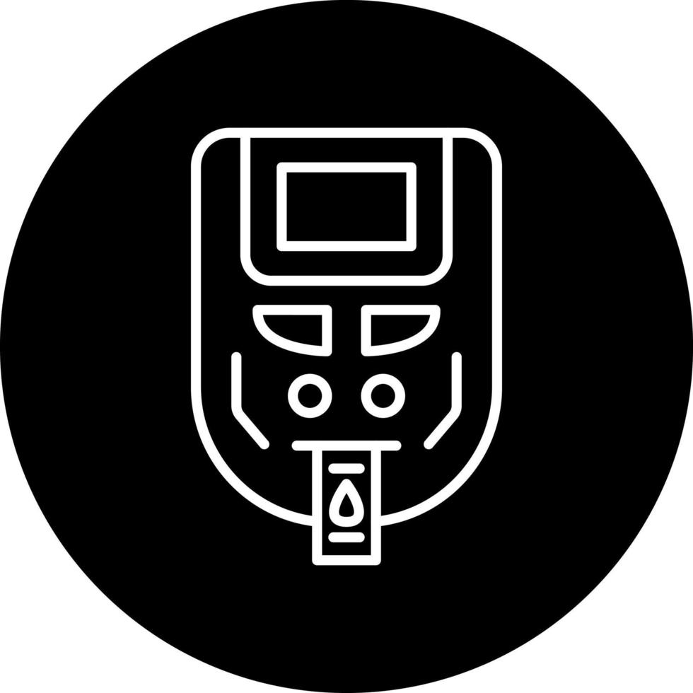 Glucometer Vector Icon Style