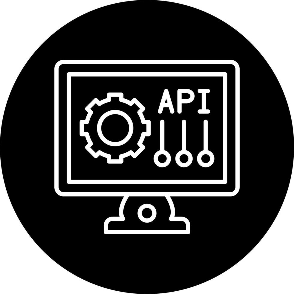 api vector icono estilo