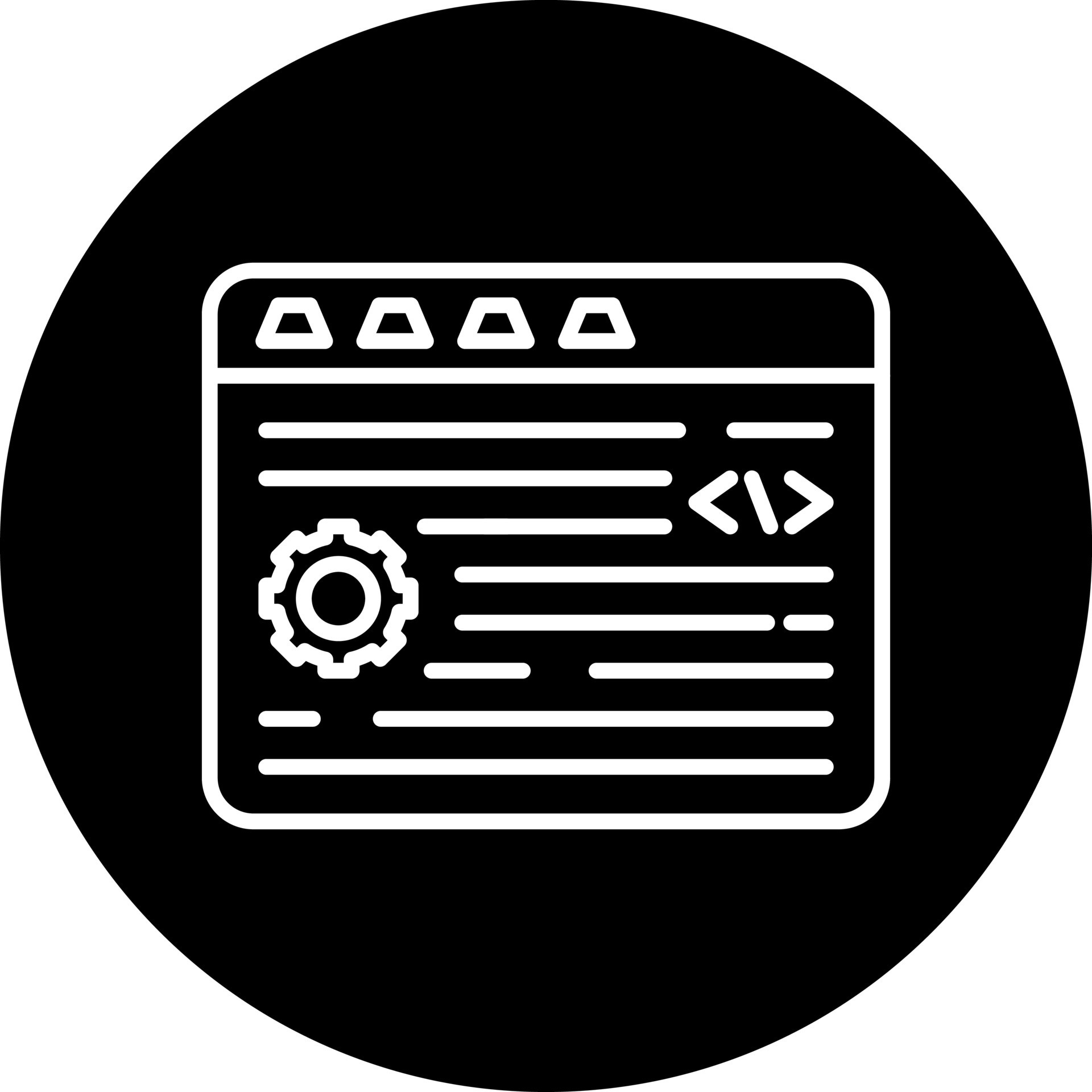 Programming Vector Icon Style 22543892 Vector Art at Vecteezy