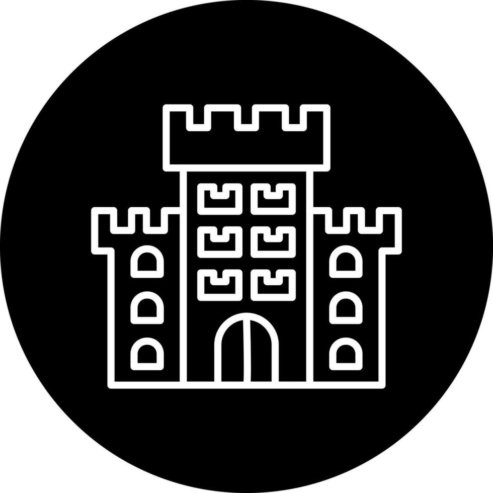 Castle Vector Icon Style