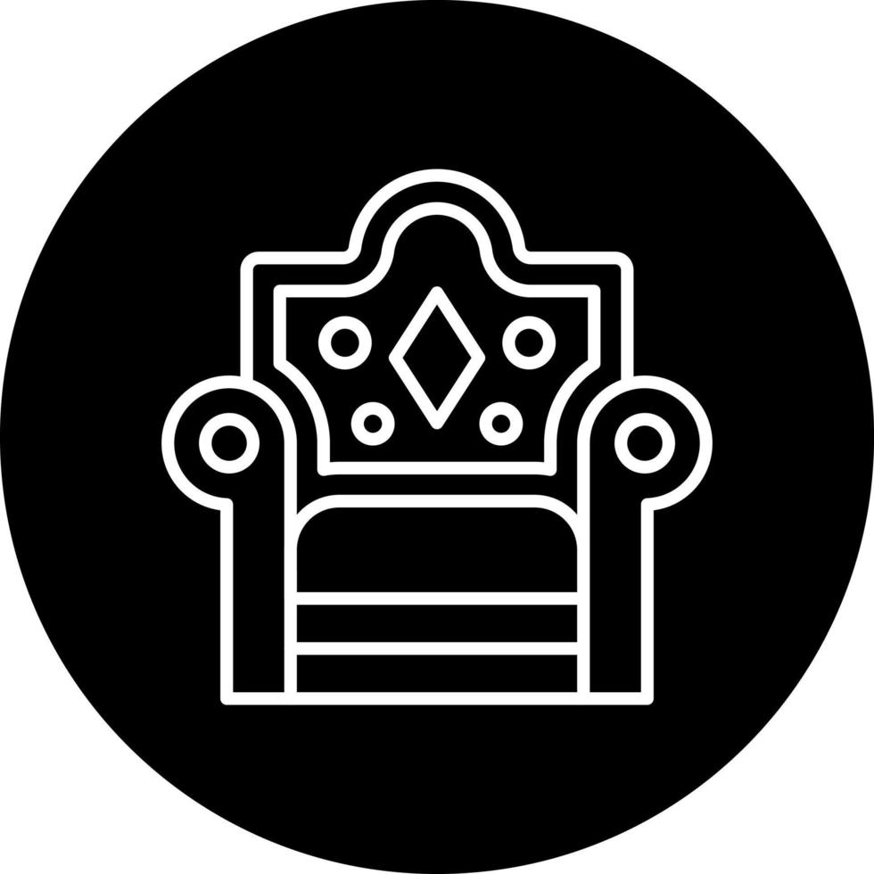 Throne Vector Icon Style