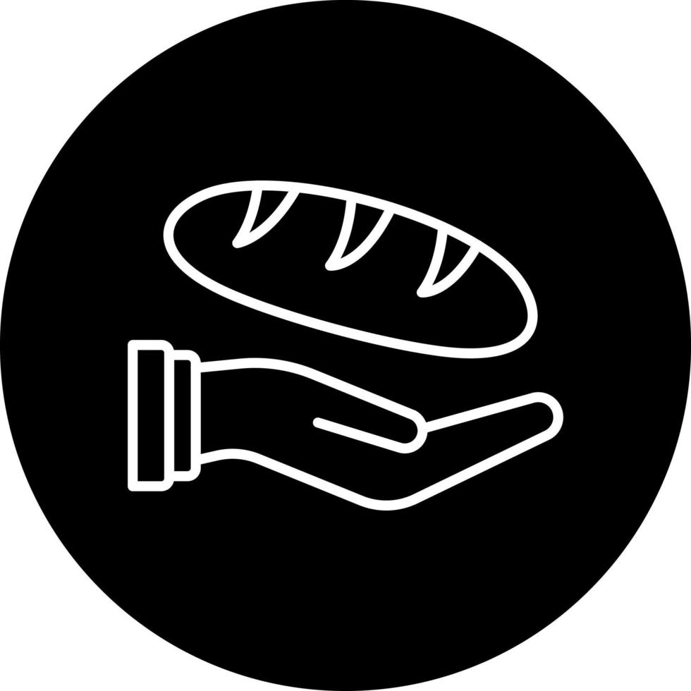 Bread Donation Vector Icon Style