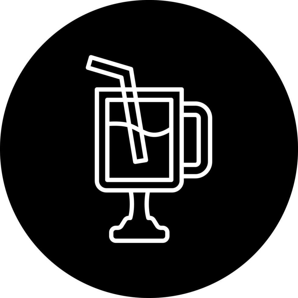 bebida vaso vector icono estilo