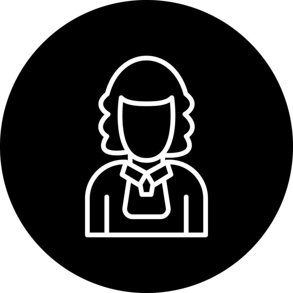 Judge Vector Icon Style