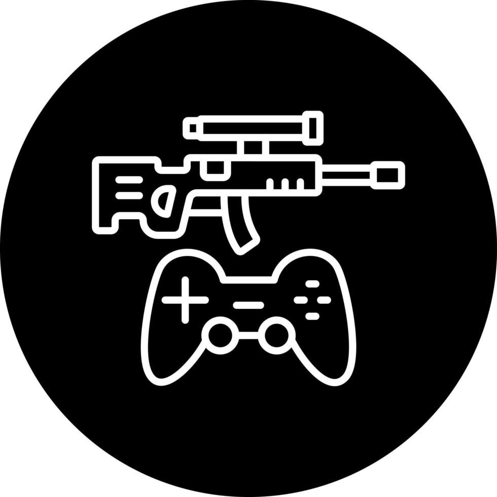 Action Game Vector Icon Style