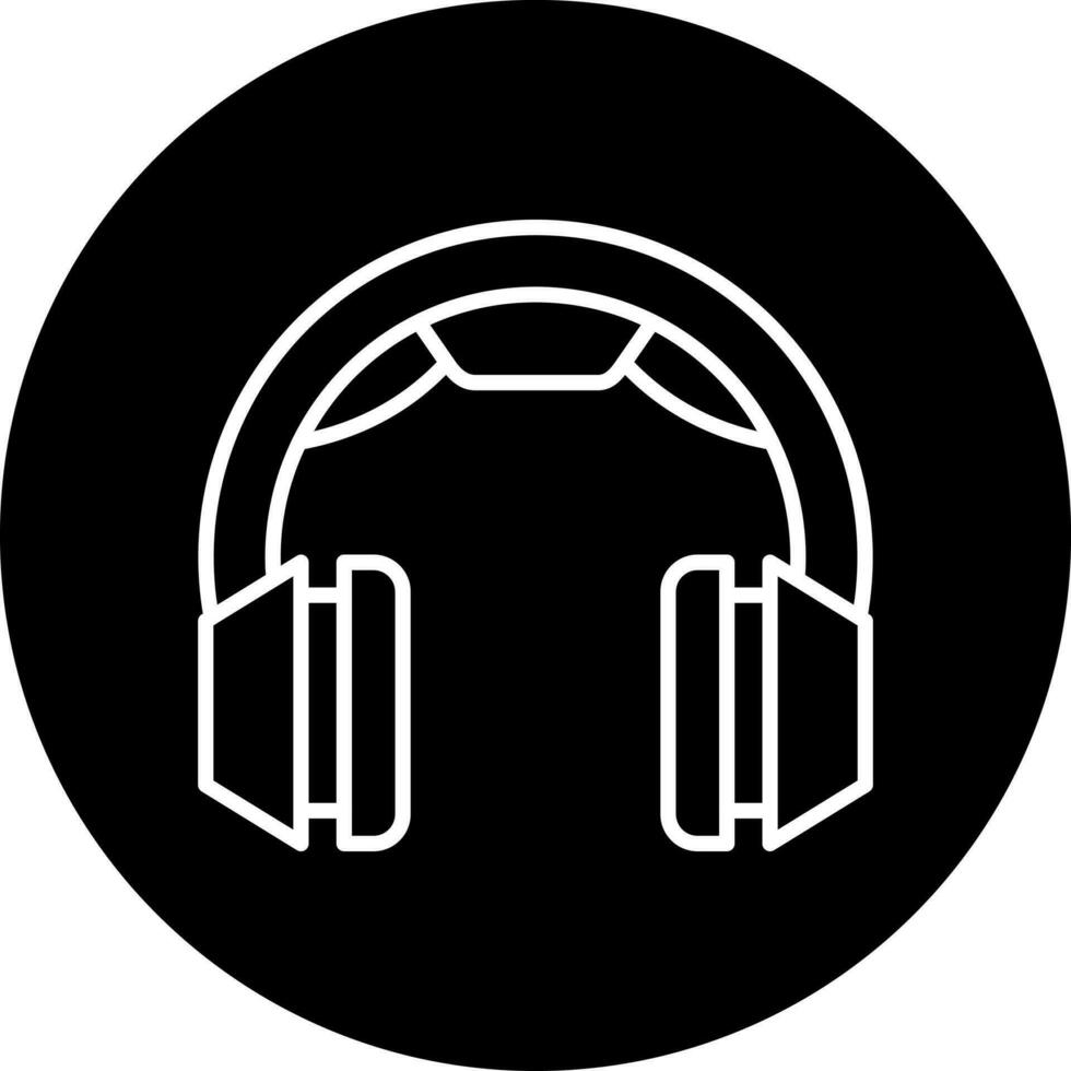 auriculares vector icono estilo
