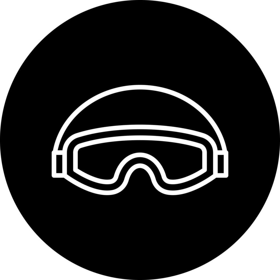 Safety Glasses Vector Icon Style