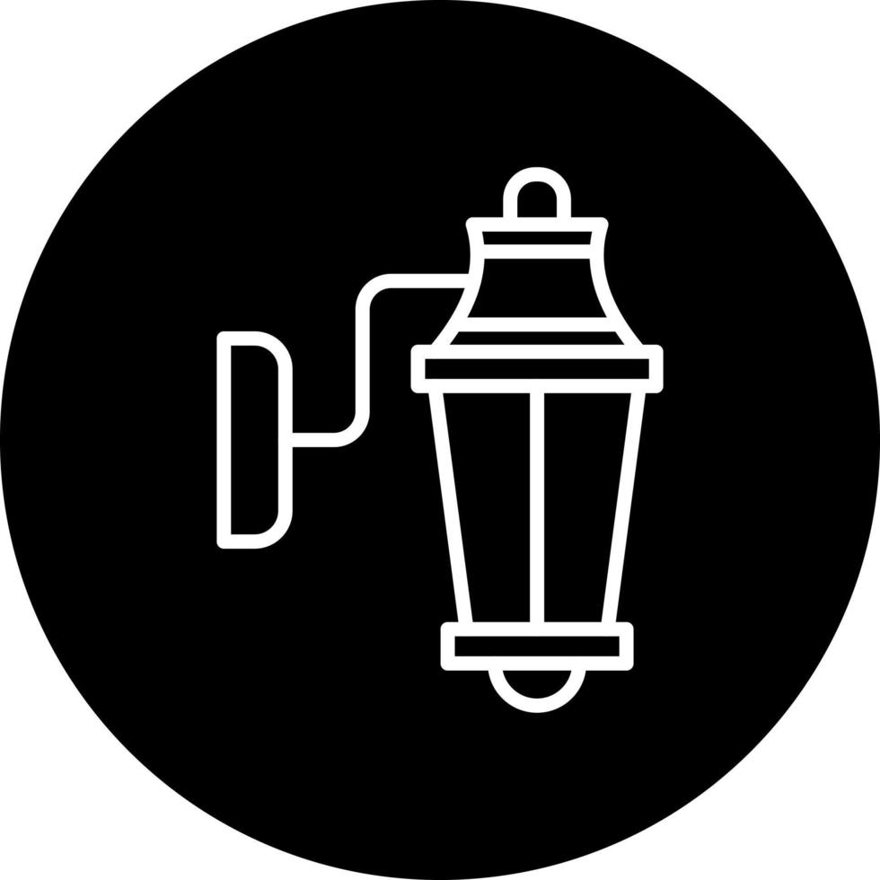 Wall Lamp Vector Icon Style