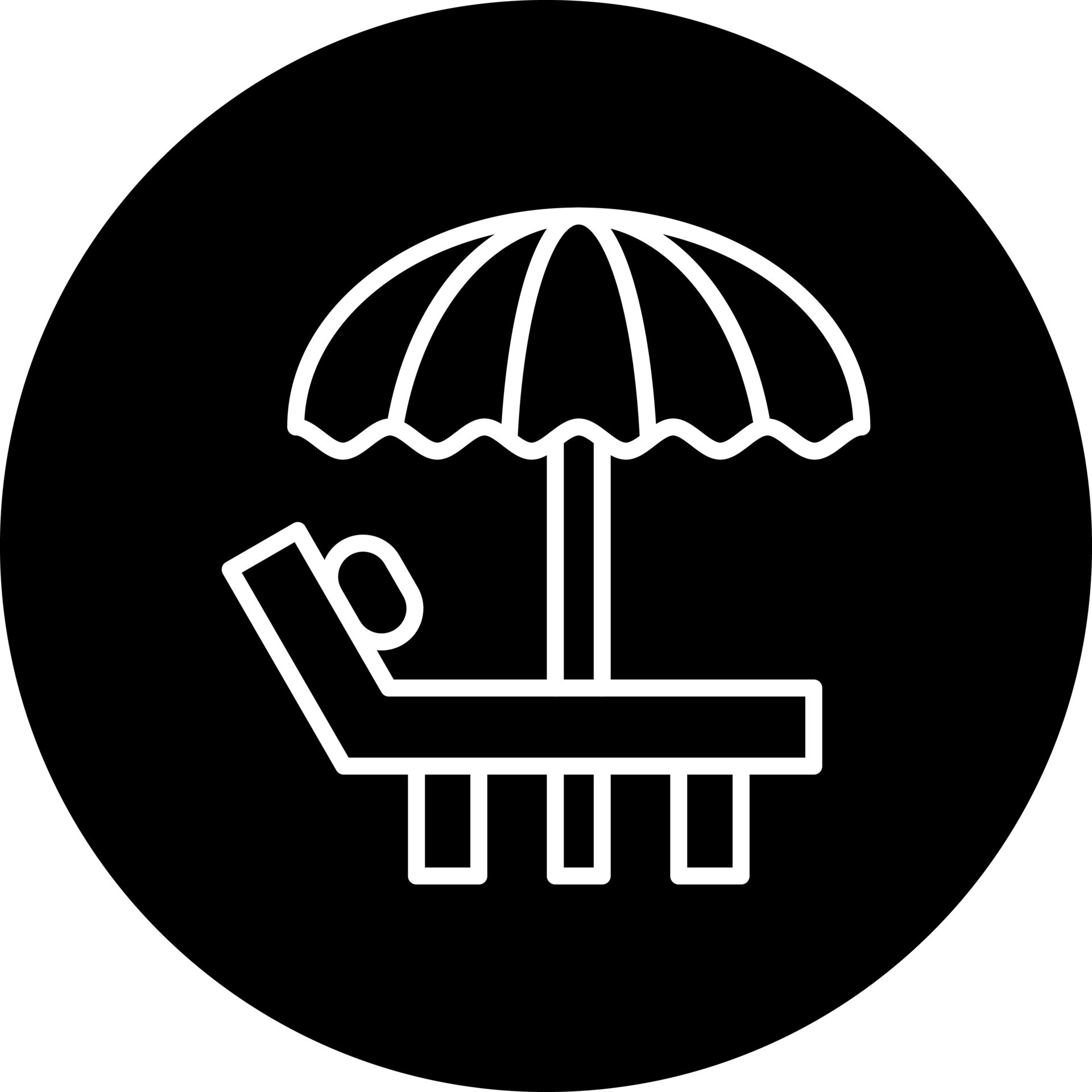 Lounge Chair Vector Icon Style 22544590 Vector Art at Vecteezy