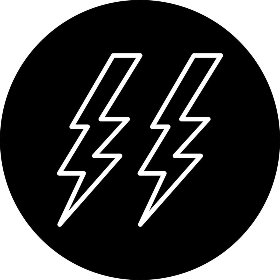Thunder Vector Icon Style