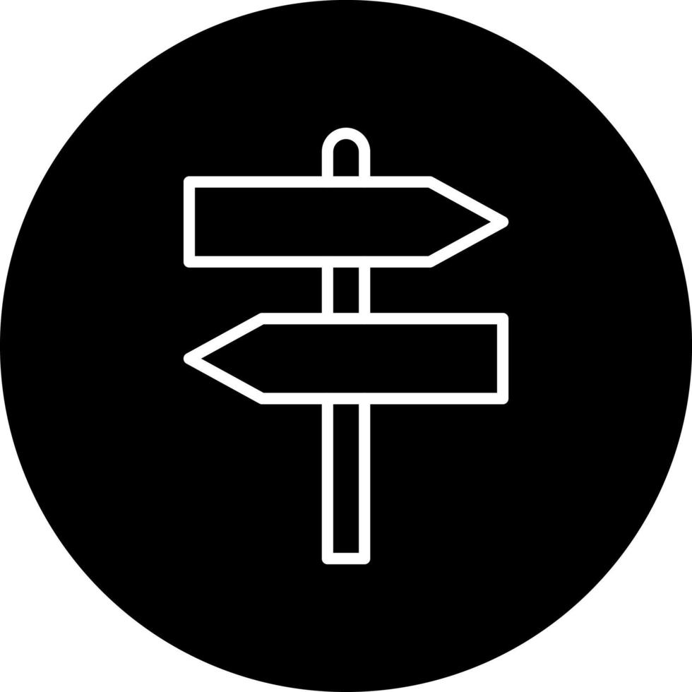 letrero vector icono estilo