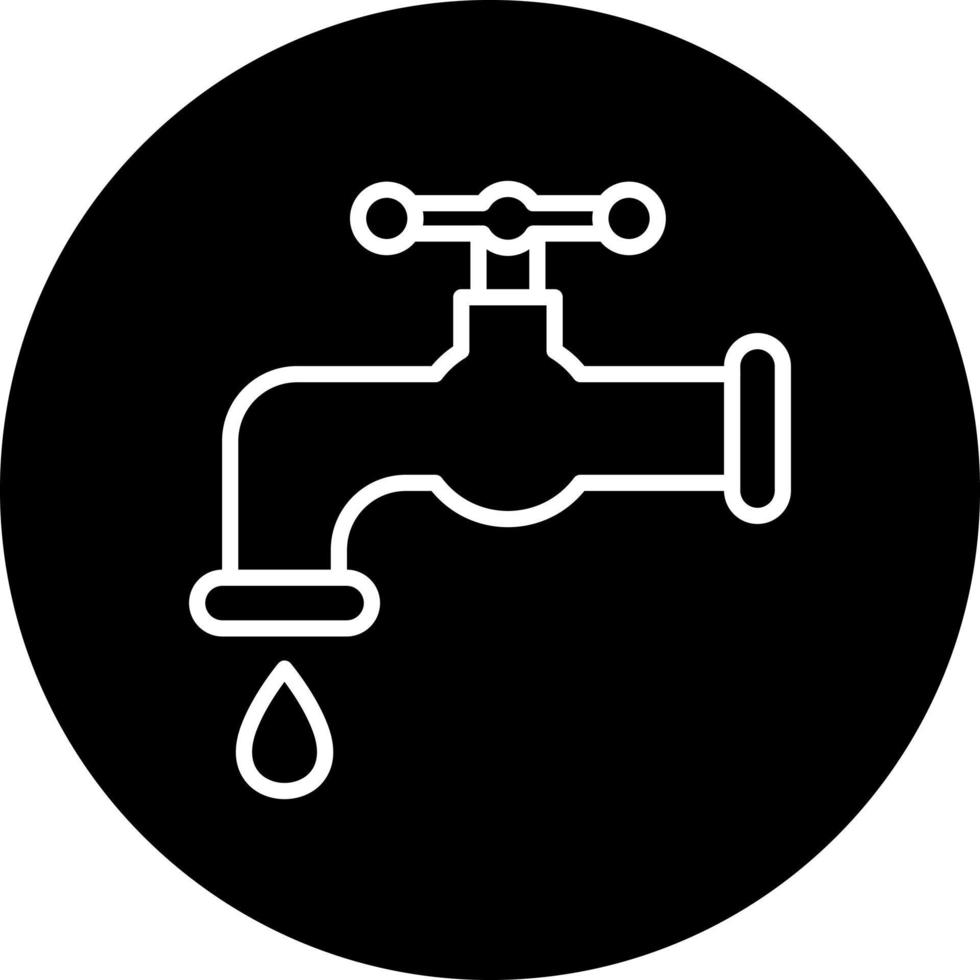 Water Tap Vector Icon Style