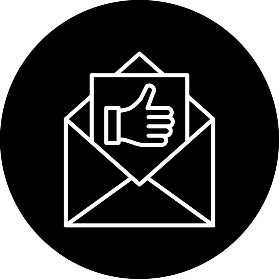 mail feedback Vector Icon Style