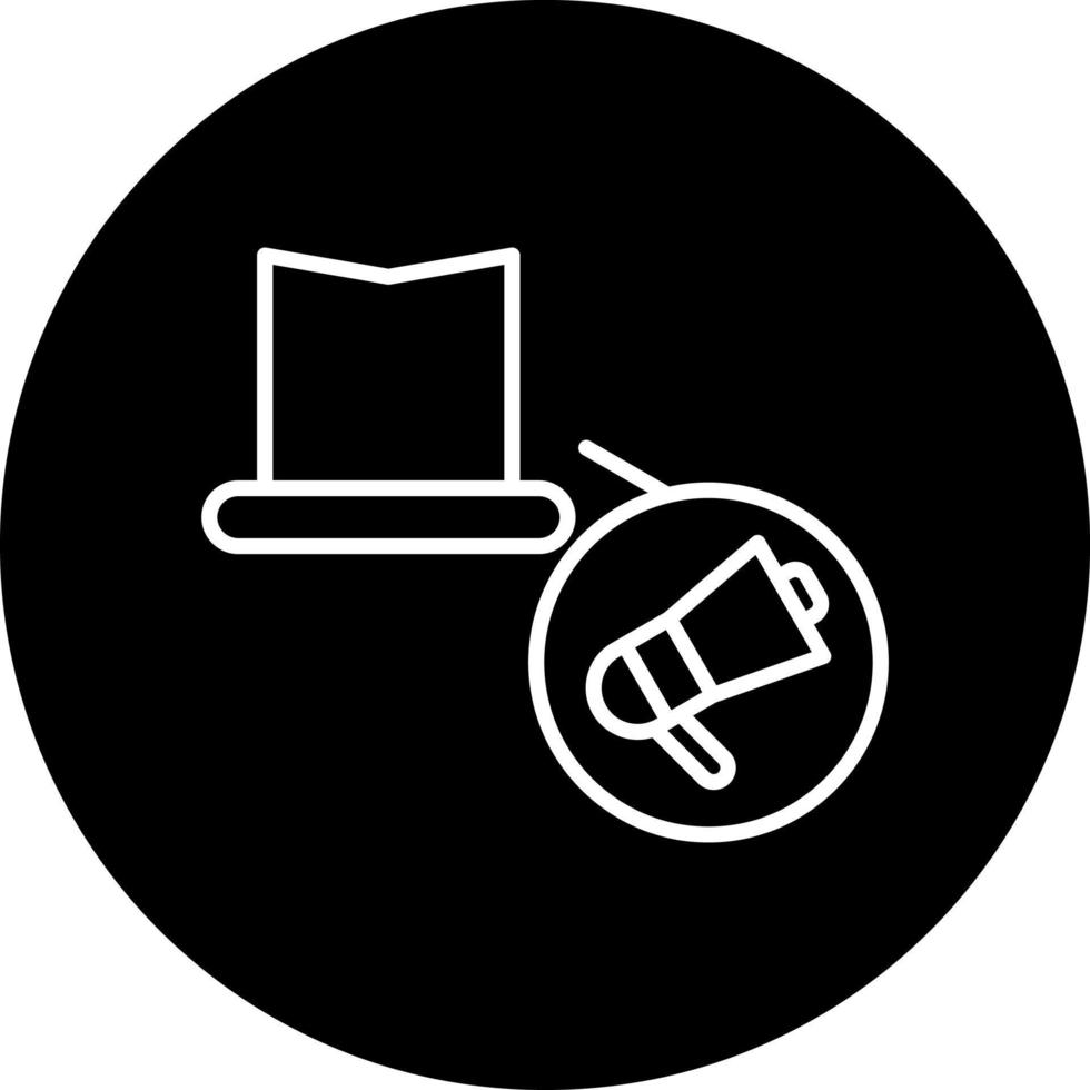 black hat pr Vector Icon Style