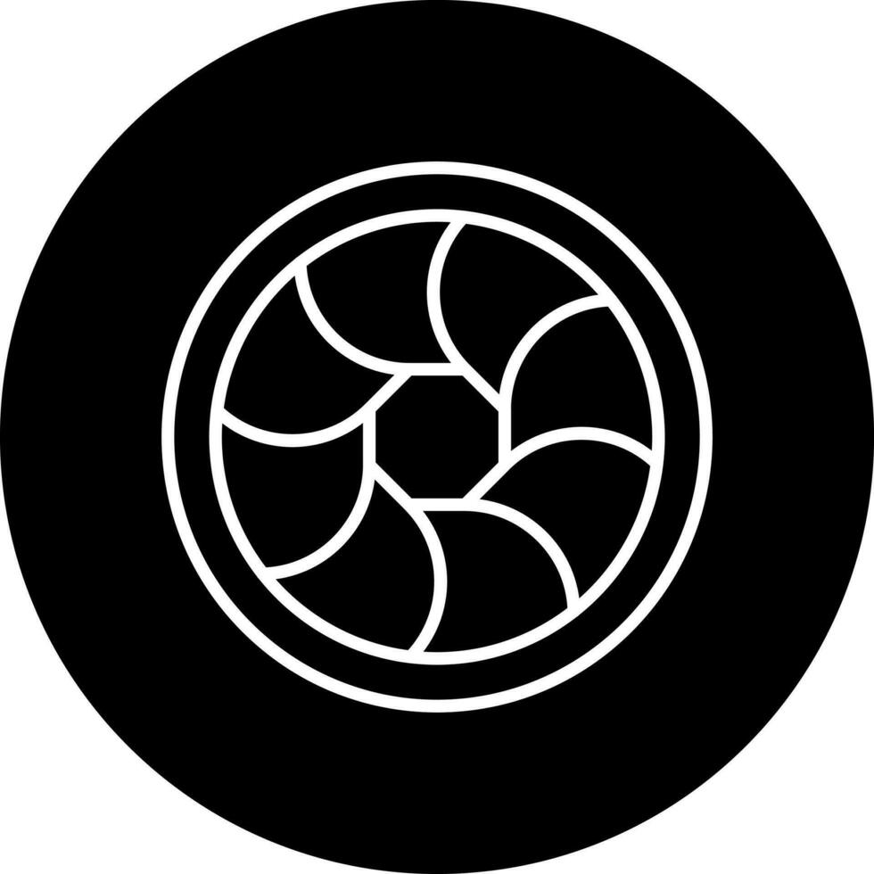 aperture Vector Icon Style