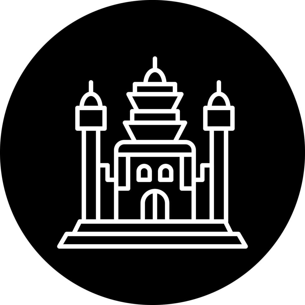 angkor wat vector icono estilo