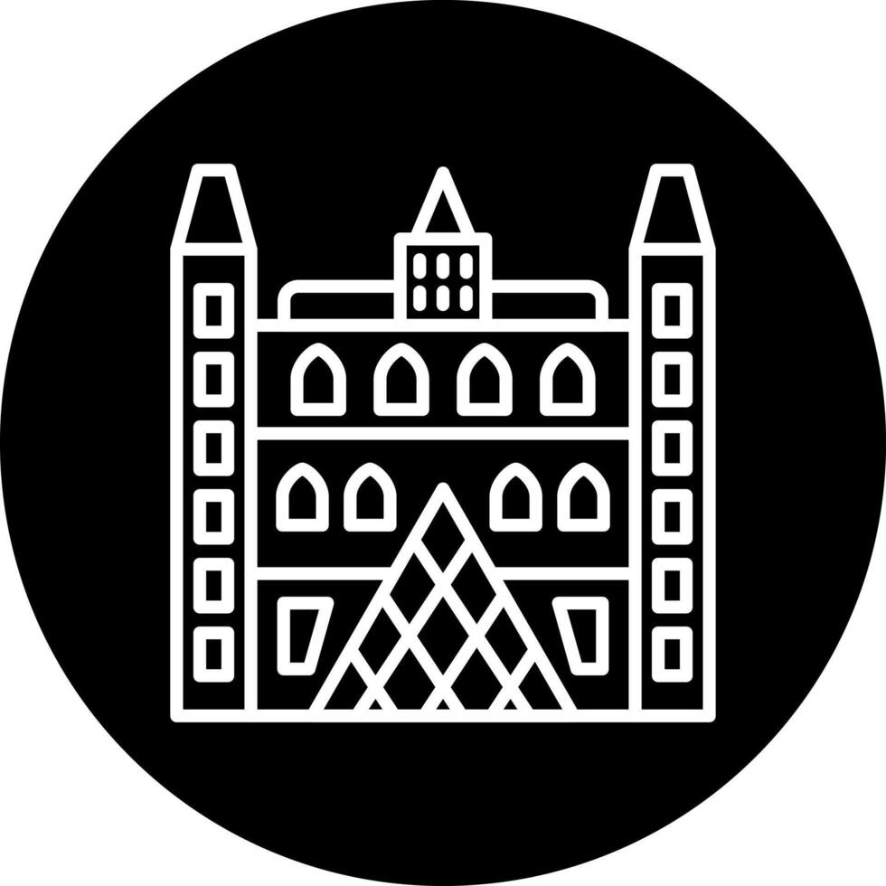 louvre Vector Icon Style