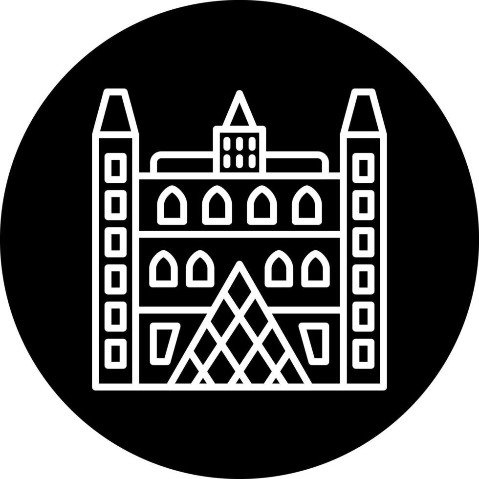 louvre Vector Icon Style