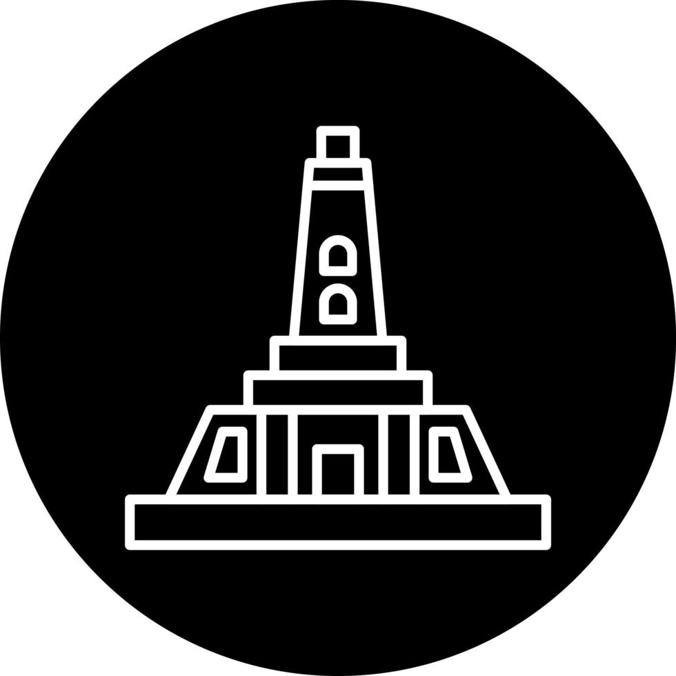 Nueva Zelanda Monumento vector icono estilo