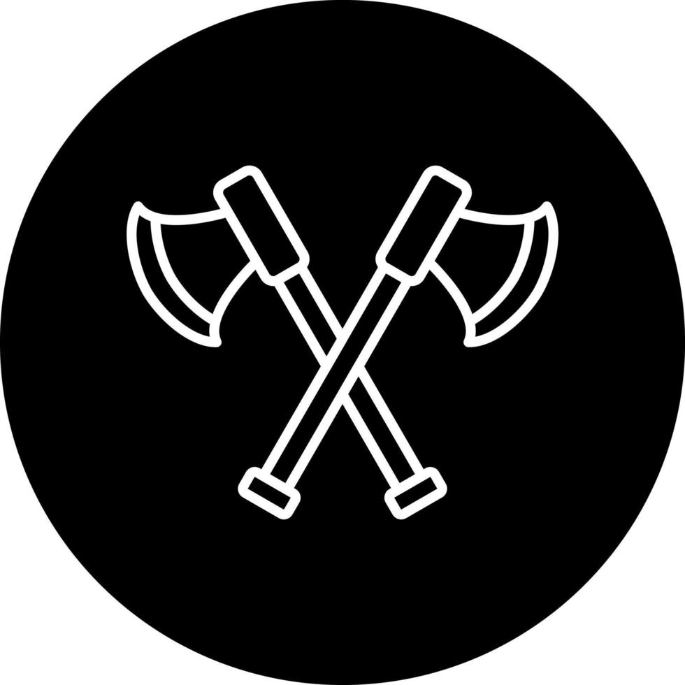 two axes Vector Icon Style