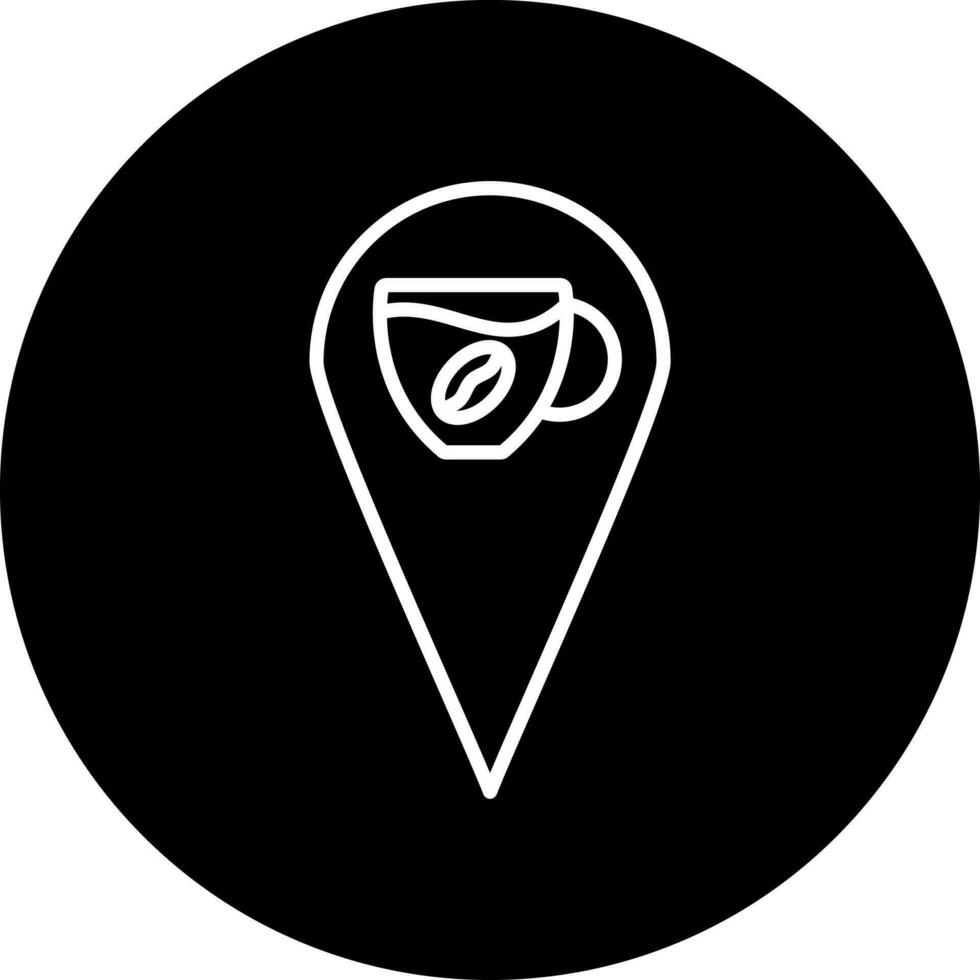 cafe location Vector Icon Style