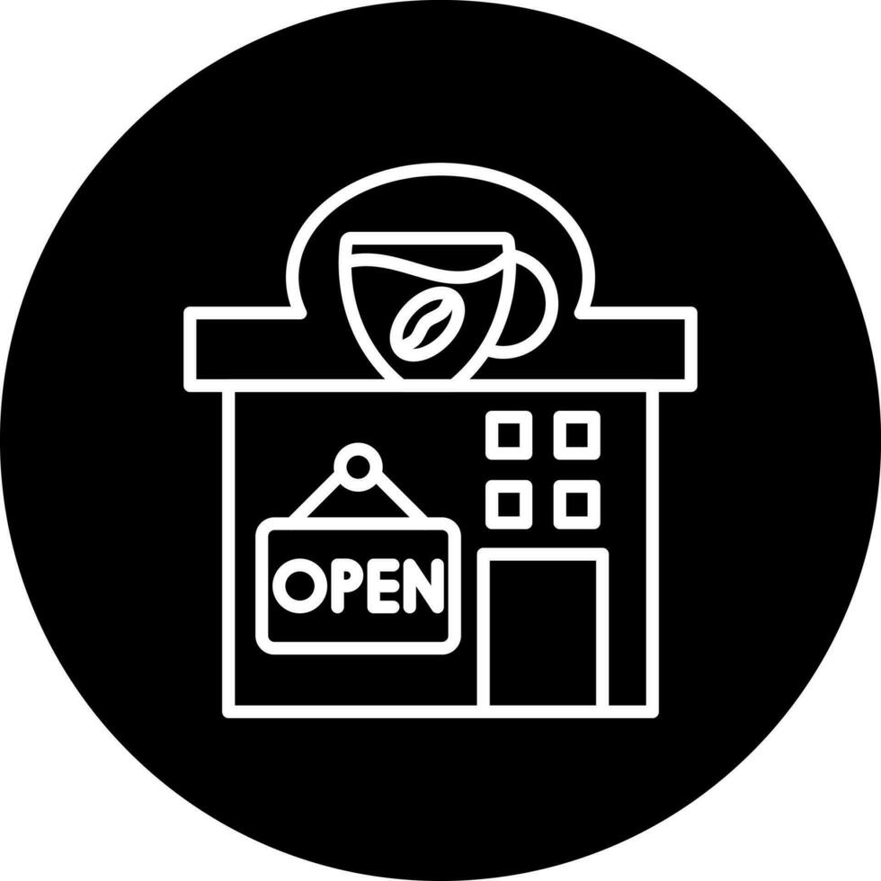 cafe open sign Vector Icon Style